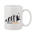  Printed Ceramic Coffee Mug - 1 Pieces, White, 11oz