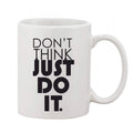  Printed Ceramic Coffee Mug - 1 Pieces, White, 11oz