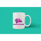 Generic Printed Ceramic Coffee Mug - 1 Pieces, White, 11oz