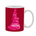  Printed Ceramic Coffee Mug - 1 Pieces, White, 11oz