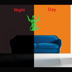 Generic Green Hanuman Ji Radium Wall Sticker