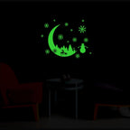 Generic Green Galaxy Of Stars Radium Wall Sticker
