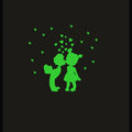  Green Galaxy Of Stars Radium Wall Sticker