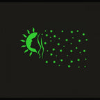 Generic Green Decorative Radium Wall Sticker