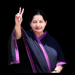 जयललिता प्रिंटेड हार्ड मोबाइल केस कवर