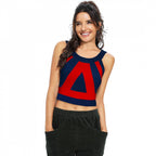Generic Women's 95% Polyester 5% Spandex Western Wear Tops (Red)
