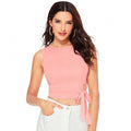  Women's 95% Polyester 5% Spandex Western Wear Tops (Peach)