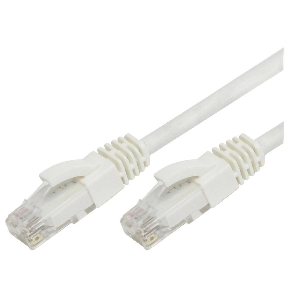 जेनरिक ईथरनेट पैच कॉर्ड CAT5E, RJ45 LAN केबल 1.5 यार्ड (सफेद)