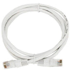 जेनरिक ईथरनेट पैच कॉर्ड CAT5E, RJ45 LAN केबल 1.5 यार्ड (सफेद)