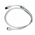  USB Male to Female Extension Cable 1.5 Yards Supports LCD, LED, TV USB Ports Connects Printer, PC, External Hard Drive (White)