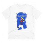 Generic Men's PC Cotton Cricket Design Printed T Shirt (Color: White, Thread Count: 180GSM)