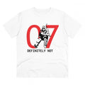  Men's PC Cotton Cricket Design Printed T Shirt (Color: White, Thread Count: 180GSM)