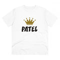  Men's PC Cotton Patel Printed T Shirt (Color: White, Thread Count: 180GSM)