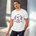 जेनरिक मेन्स पीसी कॉटन 97वें जन्मदिन प्रिंटेड टी-शर्ट (रंग: सफेद, थ्रेड काउंट: 180 जीएसएम)