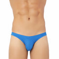  Men's Cotton Spandex Ultra Soft Briefs Underwear (Blue)