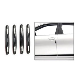 Generic Pack Of 4 Compact Microfibre Car Door Guard (White)