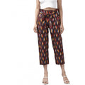  Women's Casual Printed Cotton Trouser Pant (MultiColor)