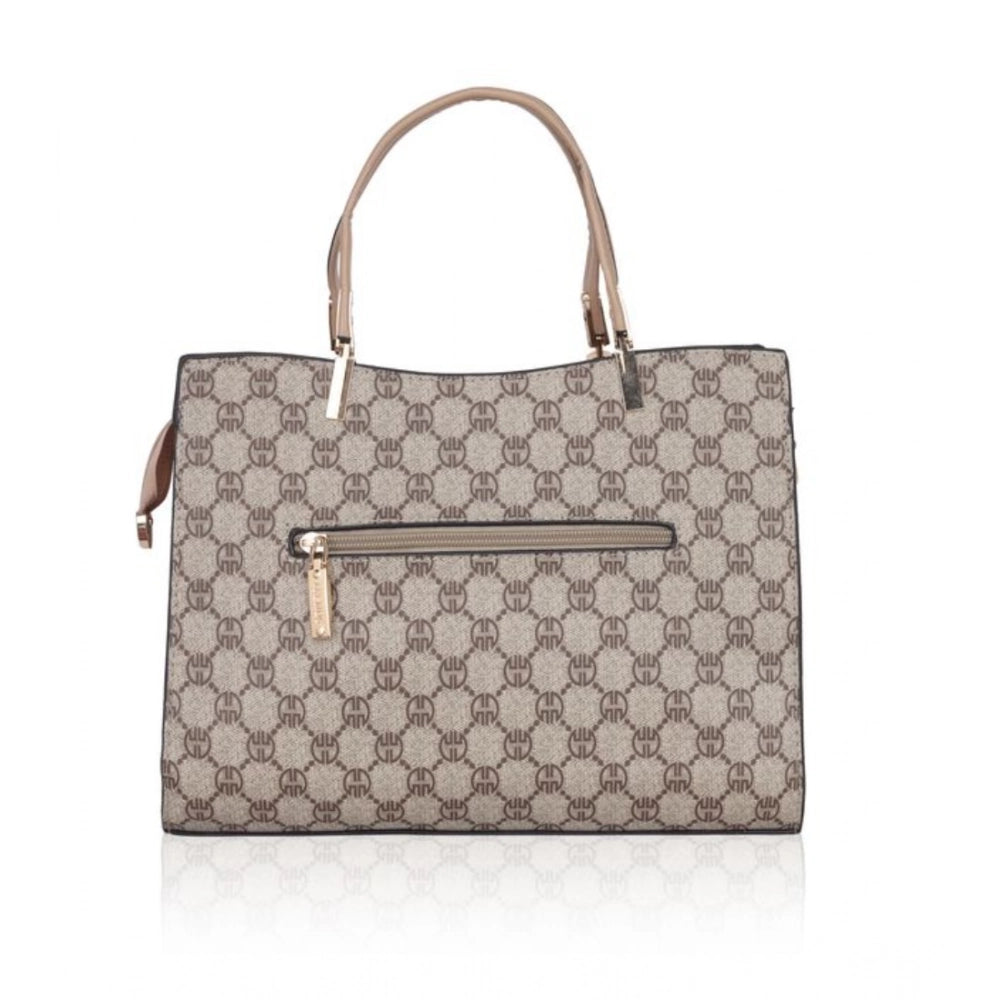 महिलाओं के लिए जेनेरिक फॉक्स लेदर प्रिंटेड हैंडबैग (हिल्वर)