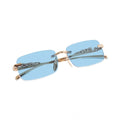  Classic Unisex UV400 Protection Sunglasses (Gold)
