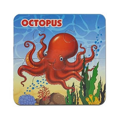 3 पीस का सेट, पानी में रहने वाले जानवरों का पज़ल | कार्डबोर्ड | शैक्षिक खिलौने | 3+ वर्ष