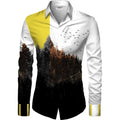  Men's Casual Floral Printed Cotton Blend Unstitched Shirt Fabric 1.6 Mtrs (Multicolor)