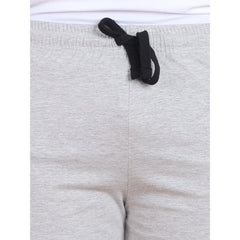 पुरुषों के लिए जेनेरिक कैज़ुअल कॉटन धारीदार घुटने से ऊपर के शॉर्ट्स (ग्रेमेलेंज)