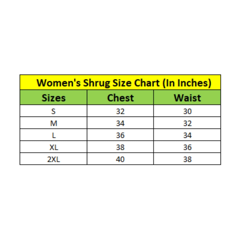 महिलाओं के लिए जेनेरिक डेनिम स्मोकिंग 3-4 स्लीव्स श्रग (नीला)