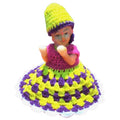  Laddu Gopal Tharad Dress Size: 0 To 6 (Yellow-Blue)