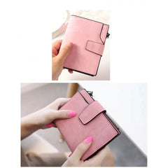 रोज़गोल्ड द्वारा निर्मित महिलाओं का शाकाहारी चमड़े का छोटा ज़िपर वाला बटुआ