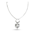  Women's Stainless Steel Imported Gen-z Pendent Chain (Silver Plated)