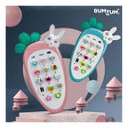 Generic Plastic Rabit Mobile Phone Toy For Kids With Music And Light Early Educational Smart Phone (Multicolor )