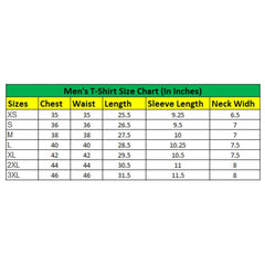 जेनरिक मेन्स कैजुअल कॉटन ब्लेंड प्रिंटेड राउंड नेक हाफ स्लीव टी-शर्ट (ब्लैक)