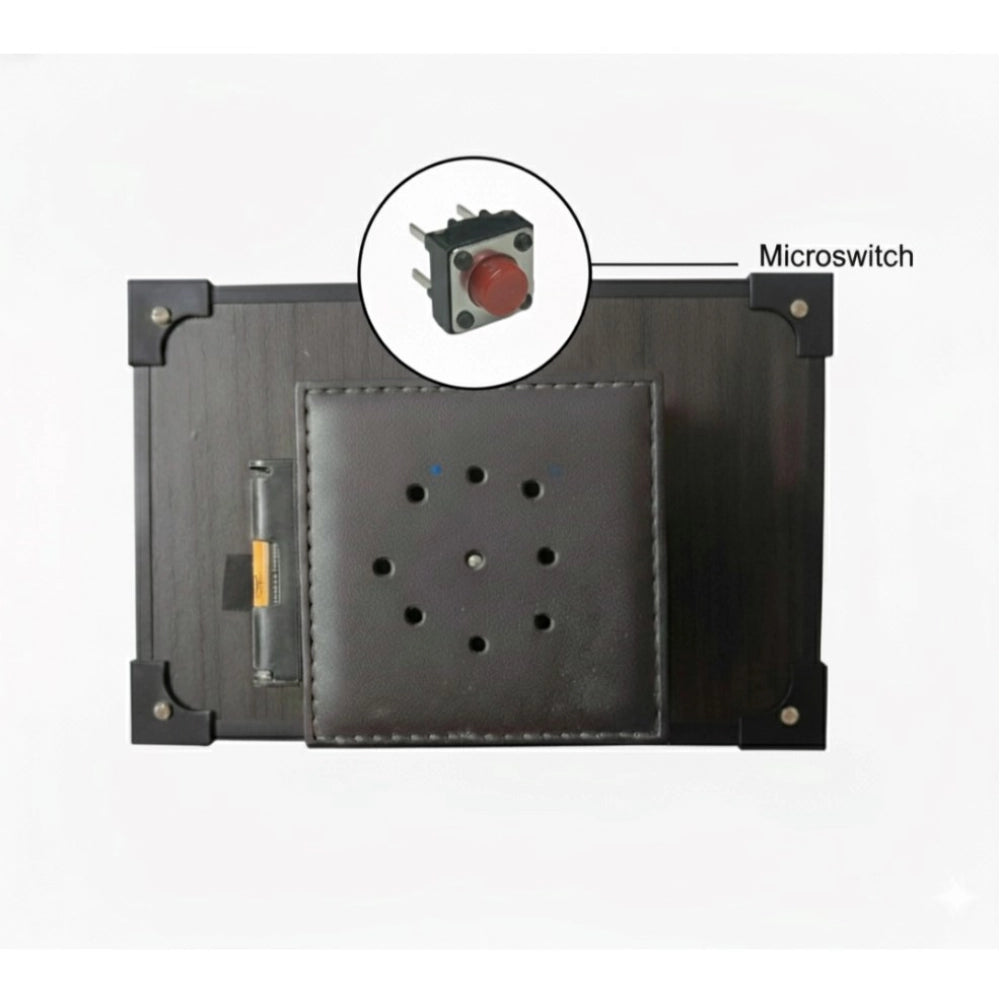 जेनेरिक लकड़ी का मक्का मदीना हज टेबल टॉप "अल्लाह हू अकबर" प्लेयर (बहुरंग)