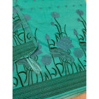Generic Women's Banarasi Silk Printed Unstitched Salwar Suit Material With Dupatta (sea Green, 3Mtrs)