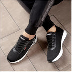 Generic Men's Casual Mesh Lace-ups Casual Shoes (Black)