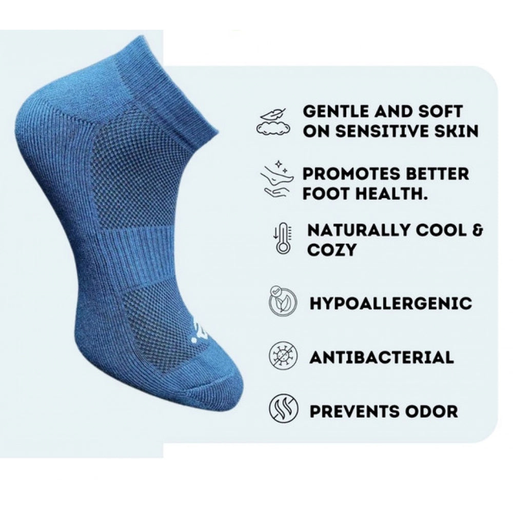 Generic 3_Pair Set Unisex Casual Cotton Printed Low Cut Socks (Multicolor)