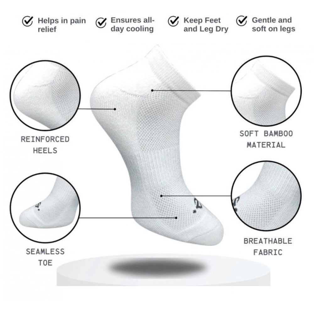 Generic 3_Pair Set Unisex Casual Cotton Printed Low Cut Socks (Multicolor)