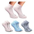  3_Pair Set Unisex Casual Cotton Printed Low Cut Socks (Multicolor)