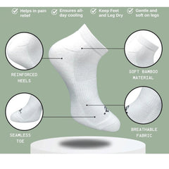 Generic 3_Pair Set Unisex Casual Cotton Printed Low Cut Socks (Multicolor)