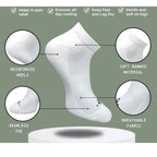 Generic 3_Pair Set Unisex Casual Cotton Printed Low Cut Socks (Multicolor)