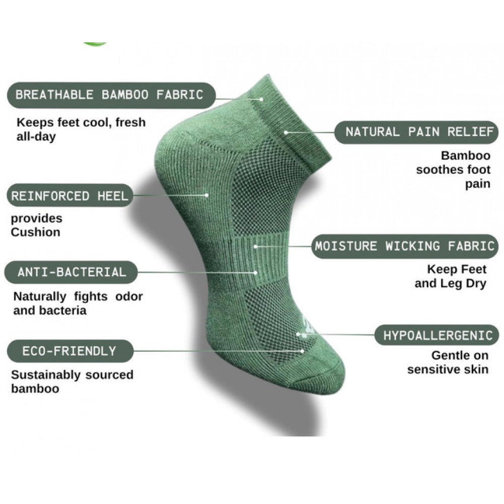 Generic 3_Pair Set Unisex Casual Cotton Printed Low Cut Socks (Multicolor)