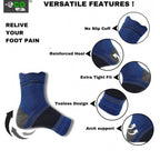 Generic 3_Pair Set Unisex Casual Cotton Printed Ankle Length Support Socks (Multicolor)