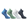  4_Pair Set Unisex Casual Cotton Printed Ankle Length Socks (Multicolor)