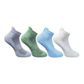  4_Pair Set Unisex Casual Cotton Printed Ankle Length Socks (Multicolor)
