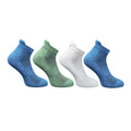  4_Pair Set Unisex Casual Cotton Printed Ankle Length Socks (Multicolor)