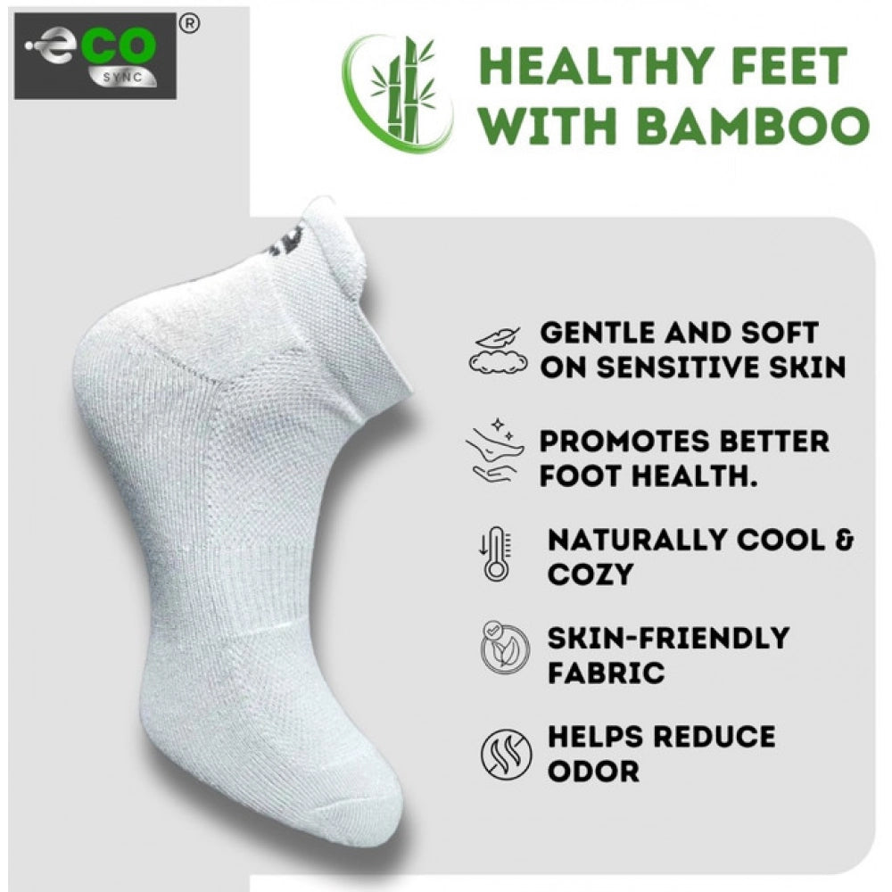 Generic 4_Pair Set Unisex Casual Cotton Printed Ankle Length Socks (Multicolor)