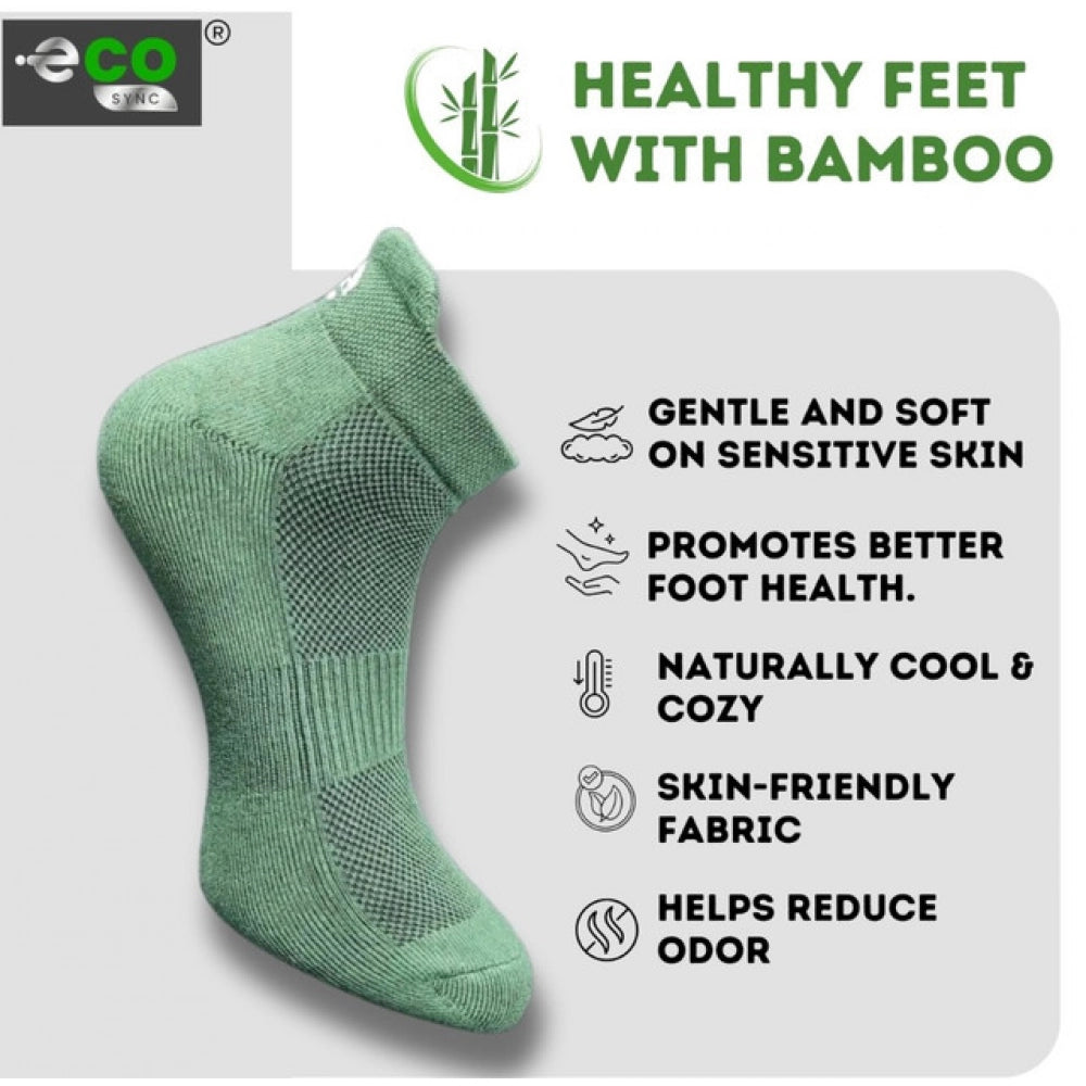Generic 4_Pair Set Unisex Casual Cotton Printed Ankle Length Socks (Multicolor)