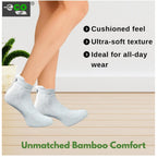 Generic 4_Pair Set Unisex Casual Cotton Printed Ankle Length Socks (Multicolor)