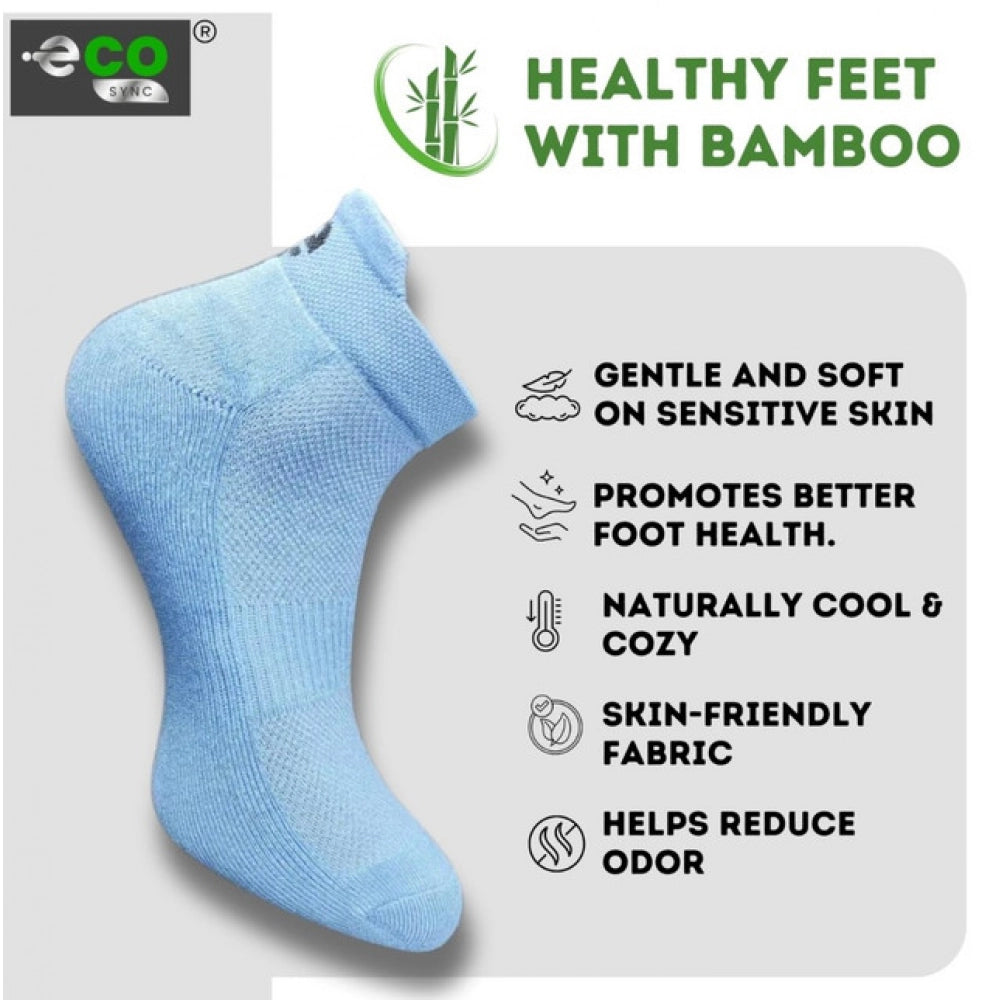 Generic 4_Pair Set Unisex Casual Cotton Printed Ankle Length Socks (Multicolor)