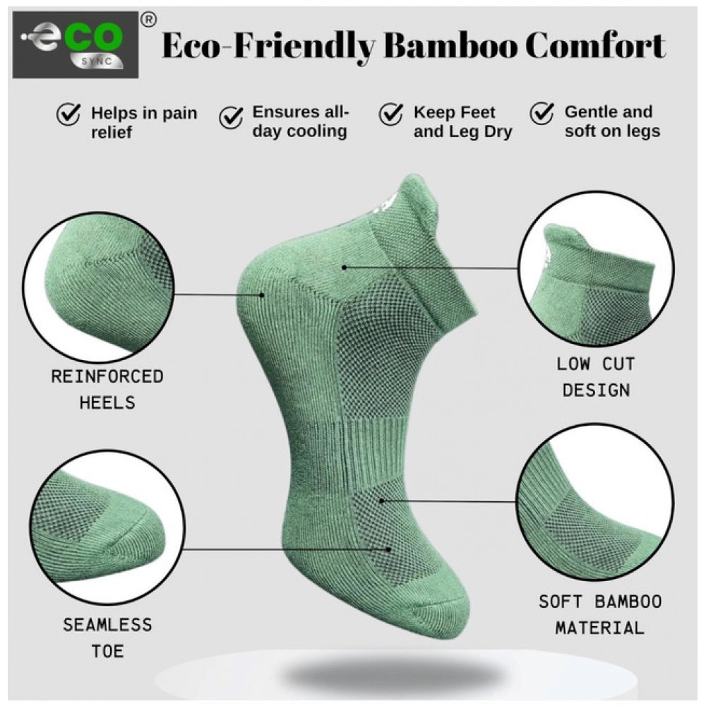 जेनेरिक 4 जोड़ी मोजे, यूनिसेक्स कैजुअल कॉटन प्रिंटेड एंकल लेंथ सॉक्स (मल्टीकलर)